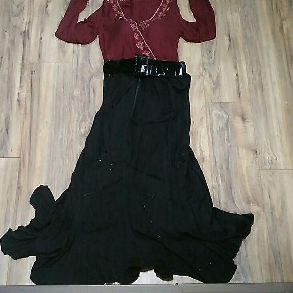 🎇SALE🎇 Chañna Rayon Full Length Skirt - Picture 2 of 7